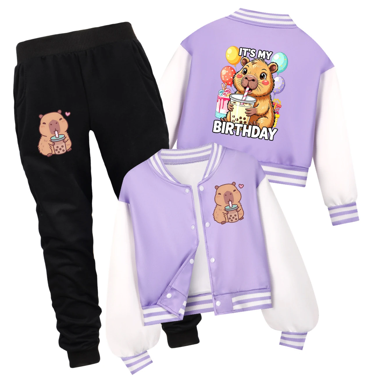 Playtime Varsity Layering Set — 5821 Edition, Style 10 · Set · Purple
