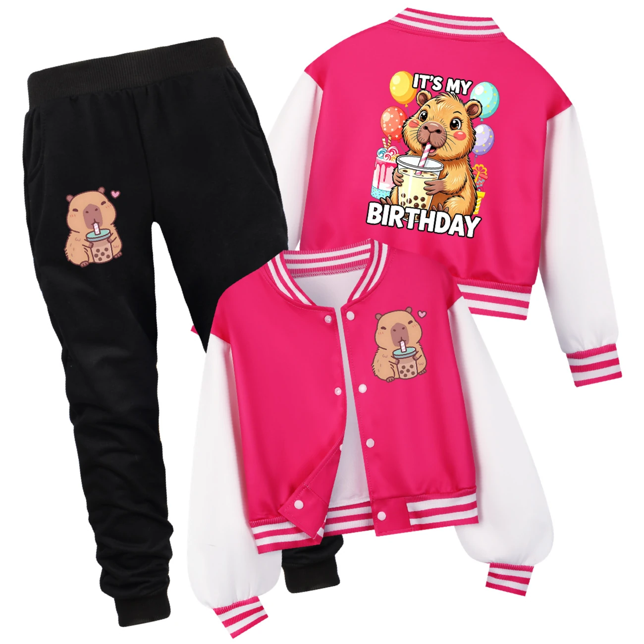 Playtime Varsity Layering Set — 5821 Edition, Style 11 · Set · Rose