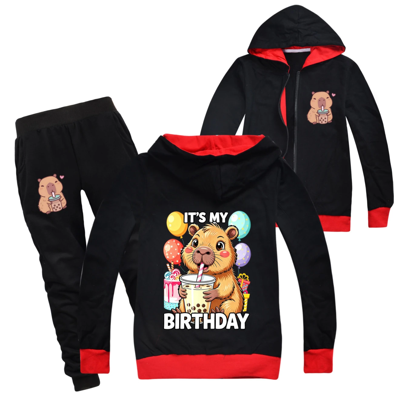 Zip-Up Track Set — 5821 Edition, Style 07 · Set · Black