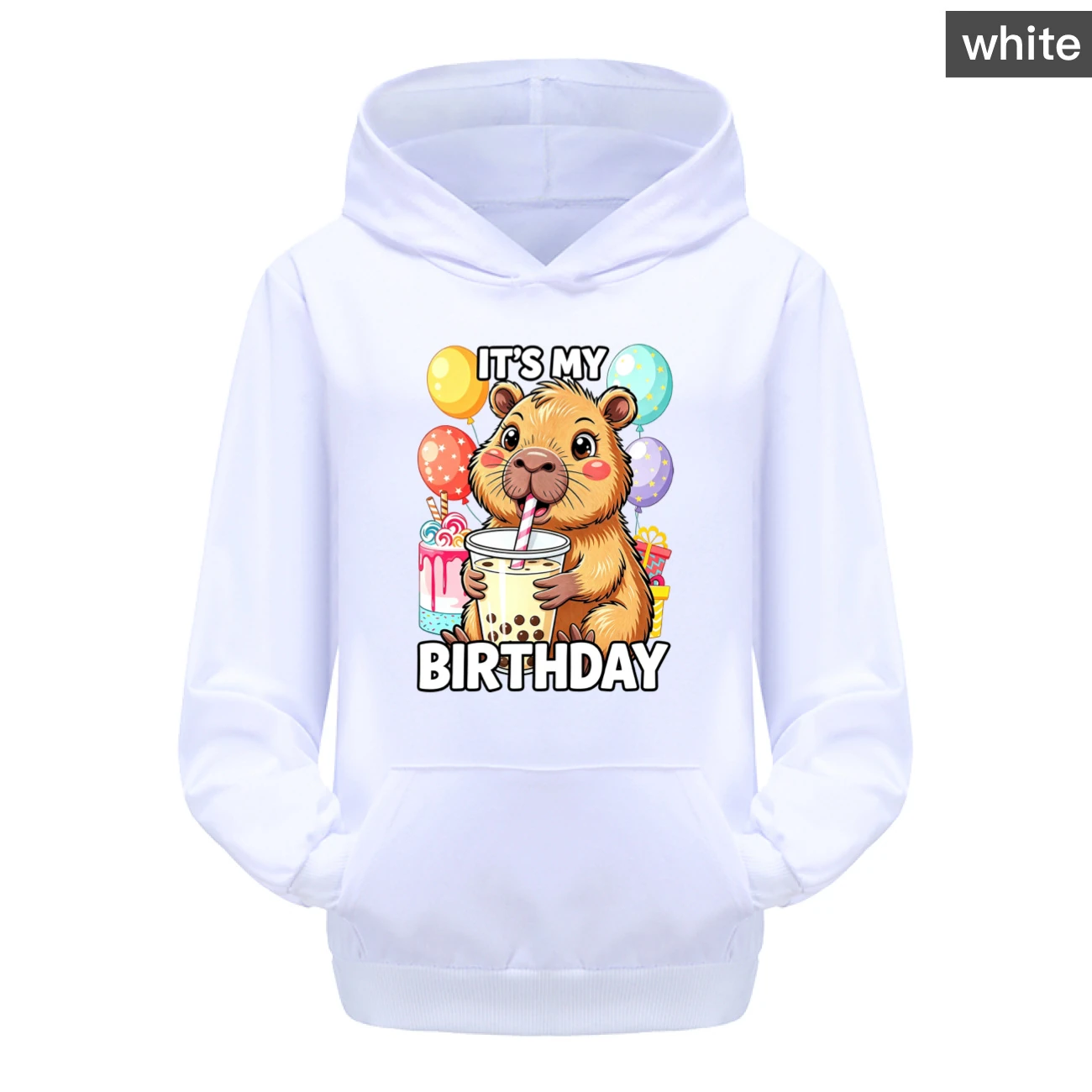 Pouch-Pocket Hoodie Set — 5821 Edition, Style 01 · White