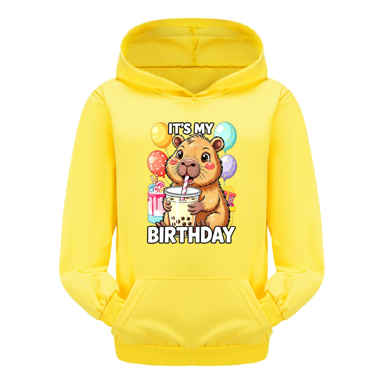 Pouch-Pocket Hoodie Set — 5821 Edition, Style 03 · Yellow