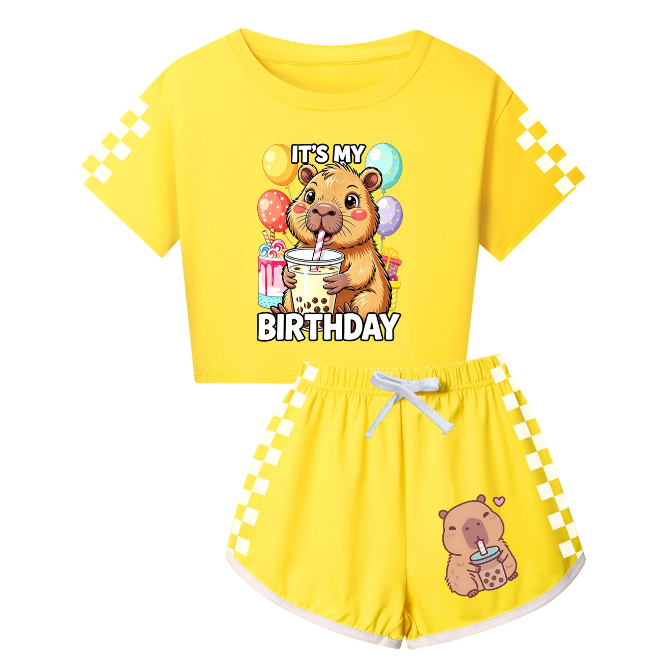 Family Lounge Set — 5821 Edition, Style 07 · Yellow