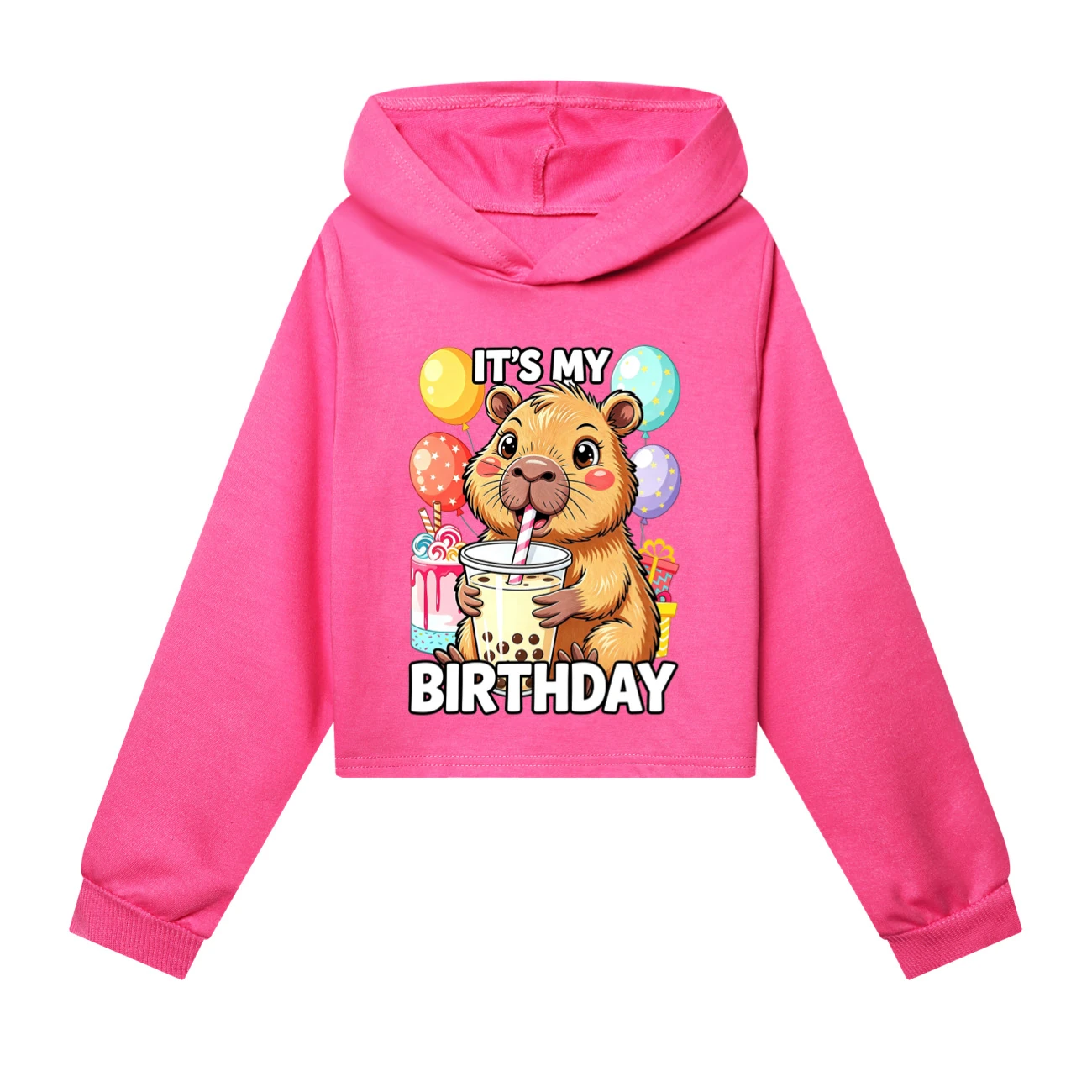 Cropped Hoodie Set — 5821 Edition, Style 09 · Rose