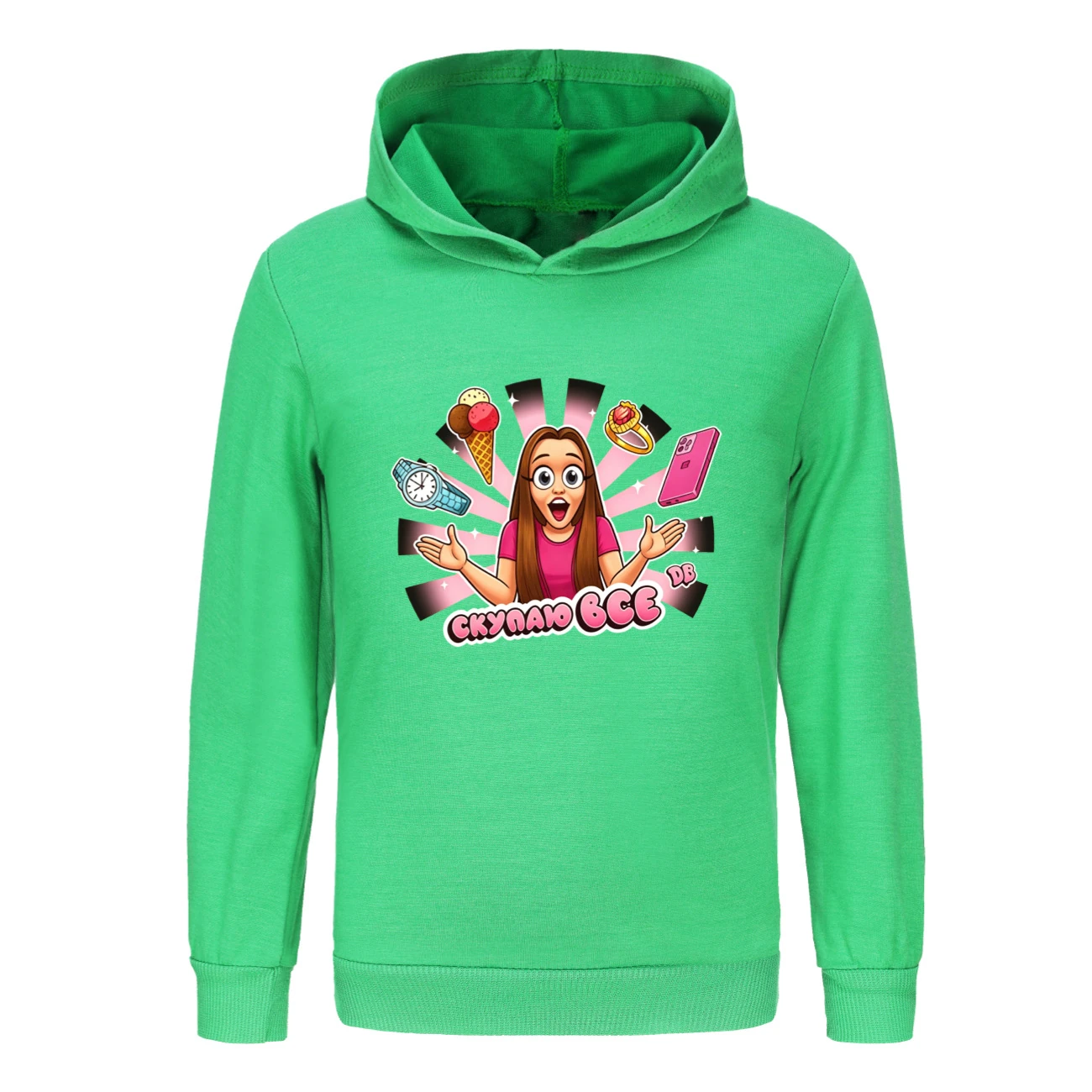 Classic Hoodie & Jogger Set — 5822 Edition, Style 07 · Green