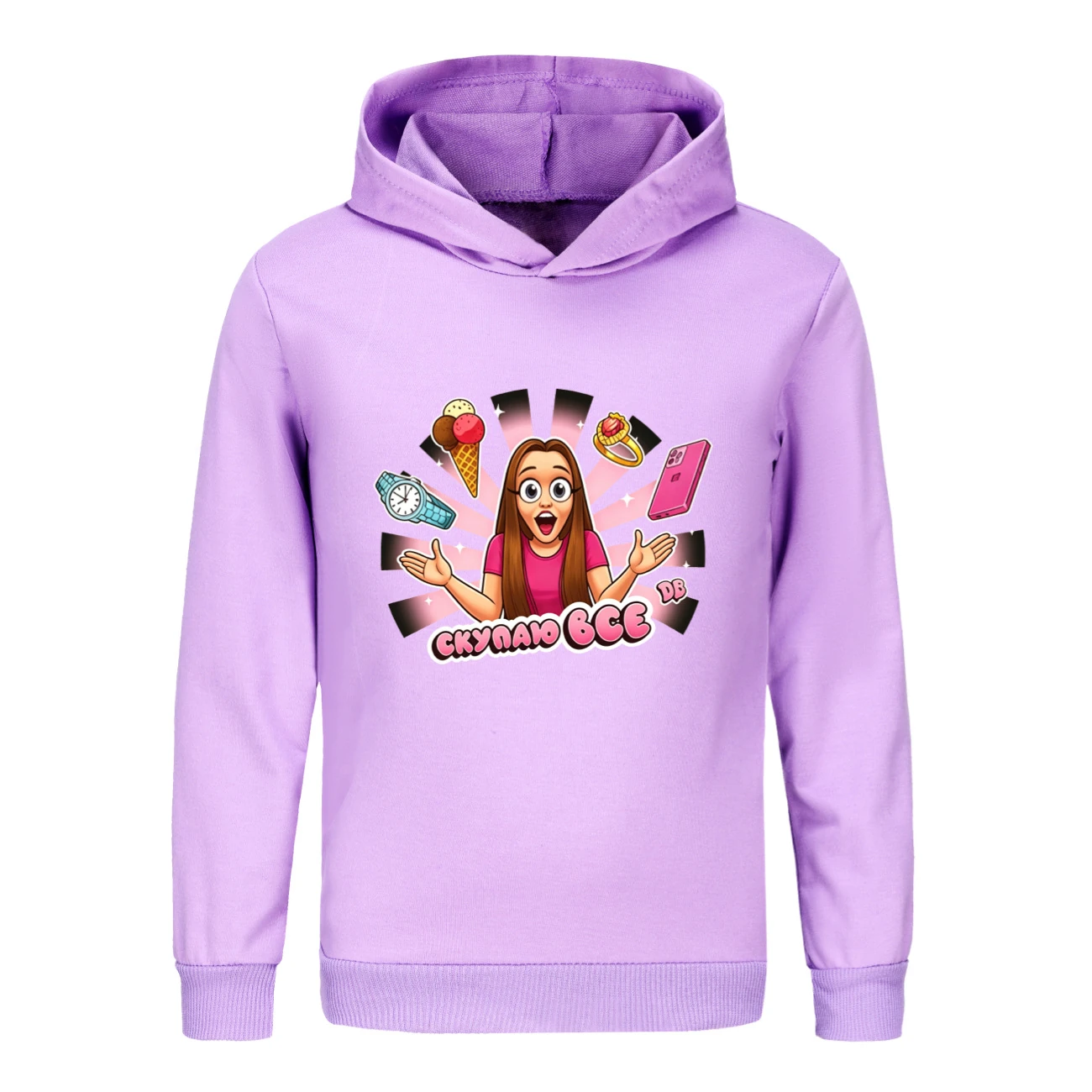 Classic Hoodie & Jogger Set — 5822 Edition, Style 10 · Purple