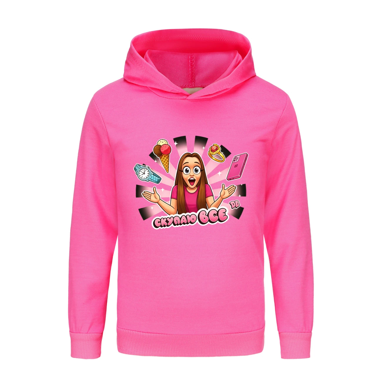 Classic Hoodie & Jogger Set — 5822 Edition, Style 11 · Rose