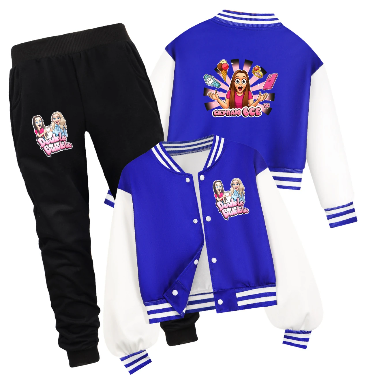 Playtime Varsity Layering Set — 5822 Edition, Style 07 · Set · Blue