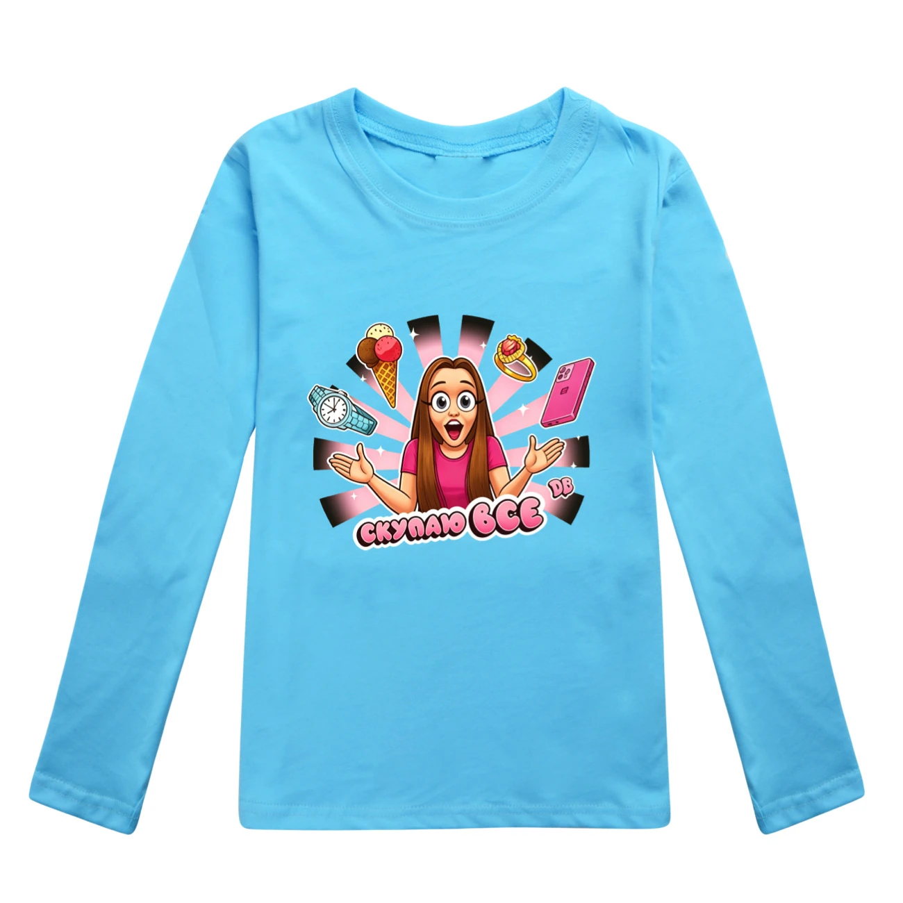 Long-Sleeve Play Set — 5822 Edition, Style 04 · Light Blue