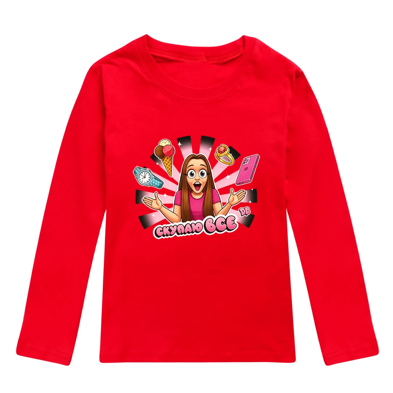 Long-Sleeve Play Set — 5822 Edition, Style 07 · Red