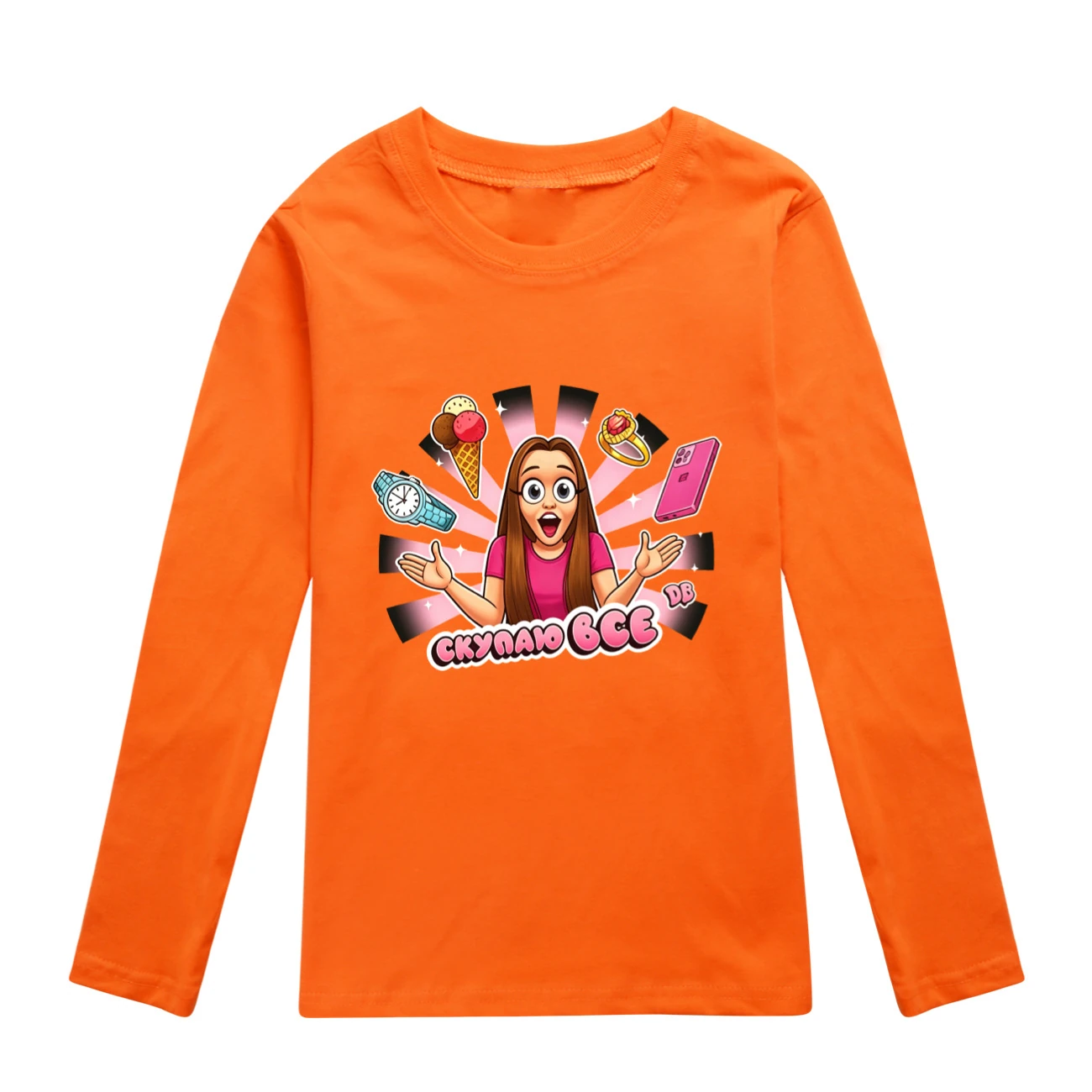 Long-Sleeve Play Set — 5822 Edition, Style 09 · Orange