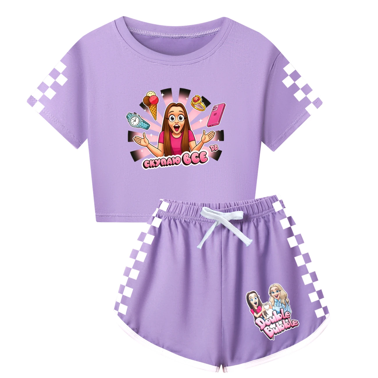 Family Lounge Set — 5822 Edition, Style 04 · Purple