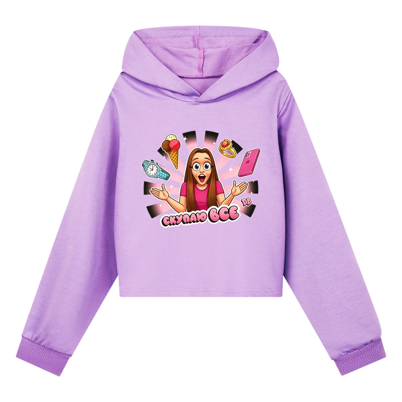 Cropped Hoodie Set — 5822 Edition product view