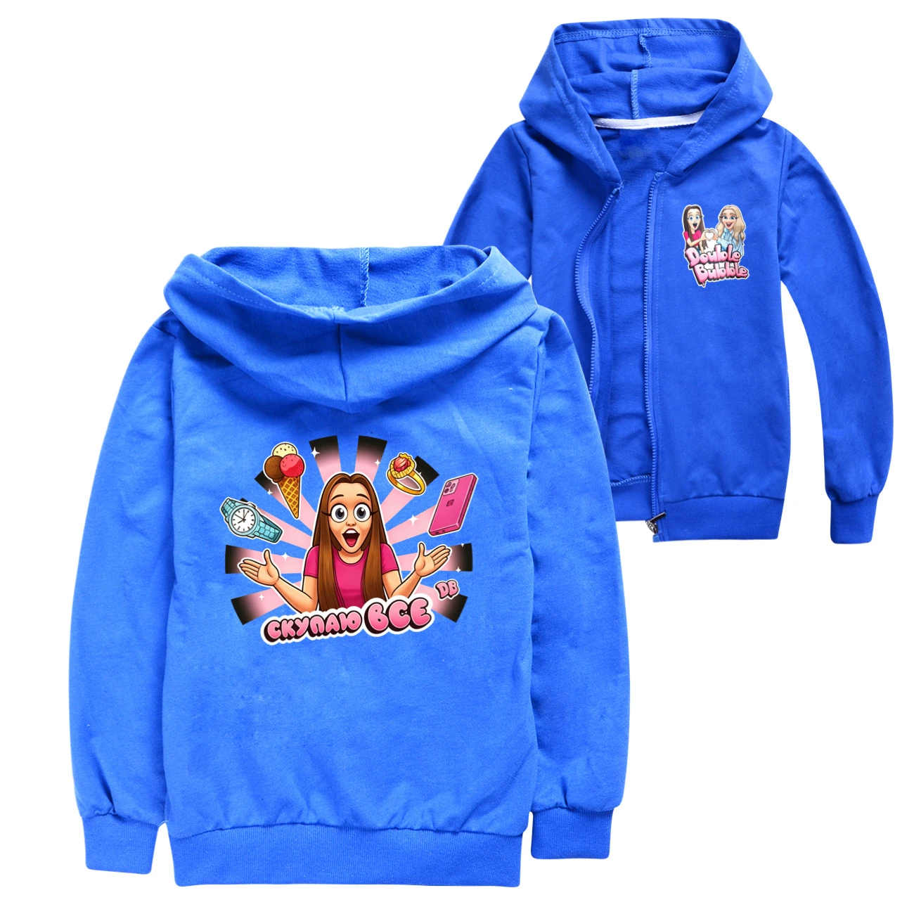 Zip-Up Track Set — 5822 Edition, Style 04 · Deep Blue