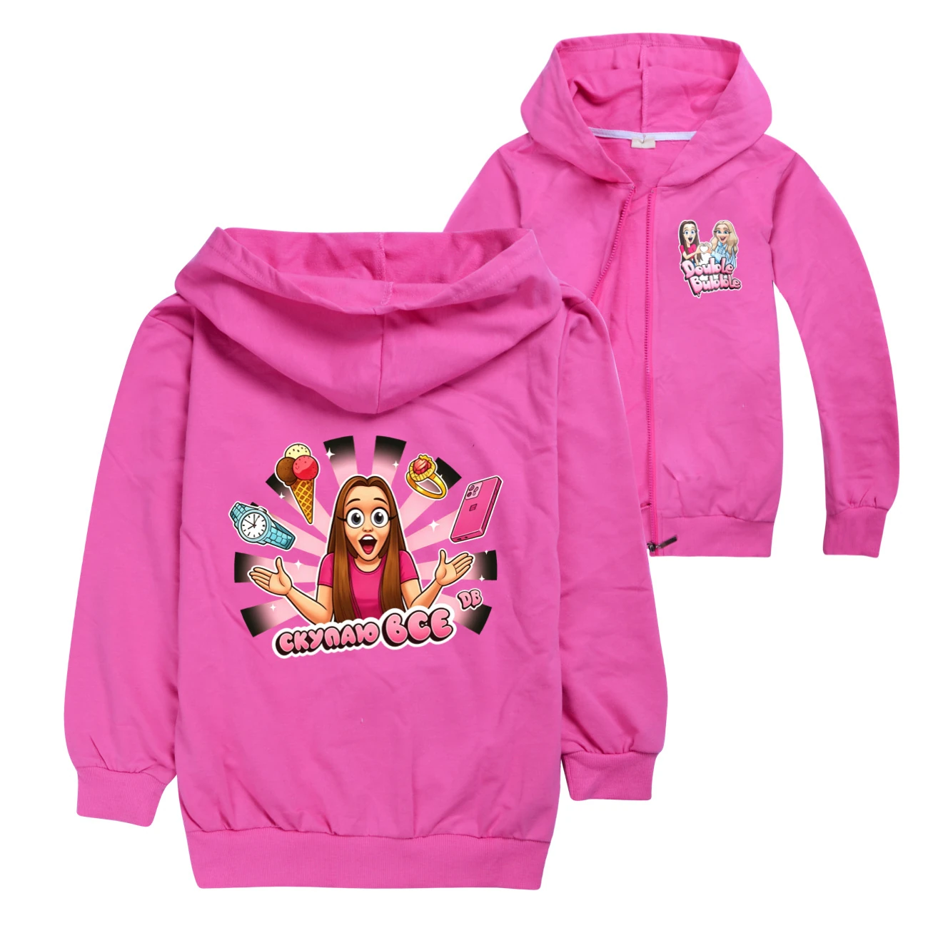 Zip-Up Track Set — 5822 Edition, Style 06 · Rose