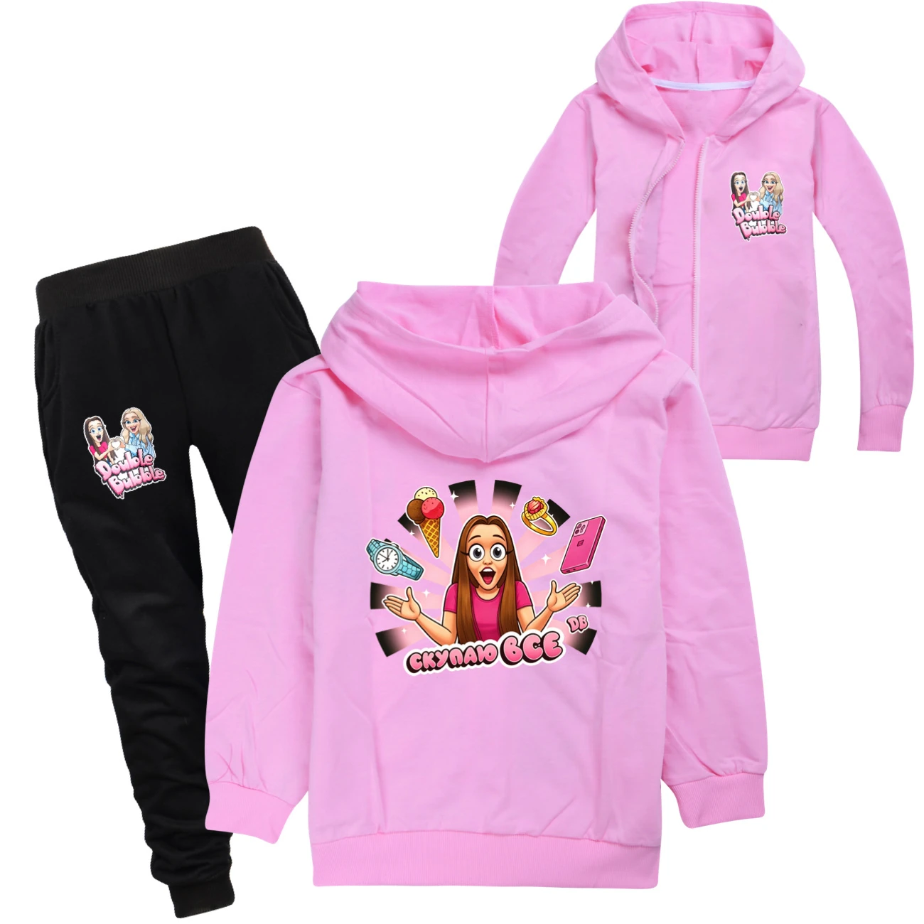 Zip-Up Track Set — 5822 Edition, Style 11 · Set · Pink