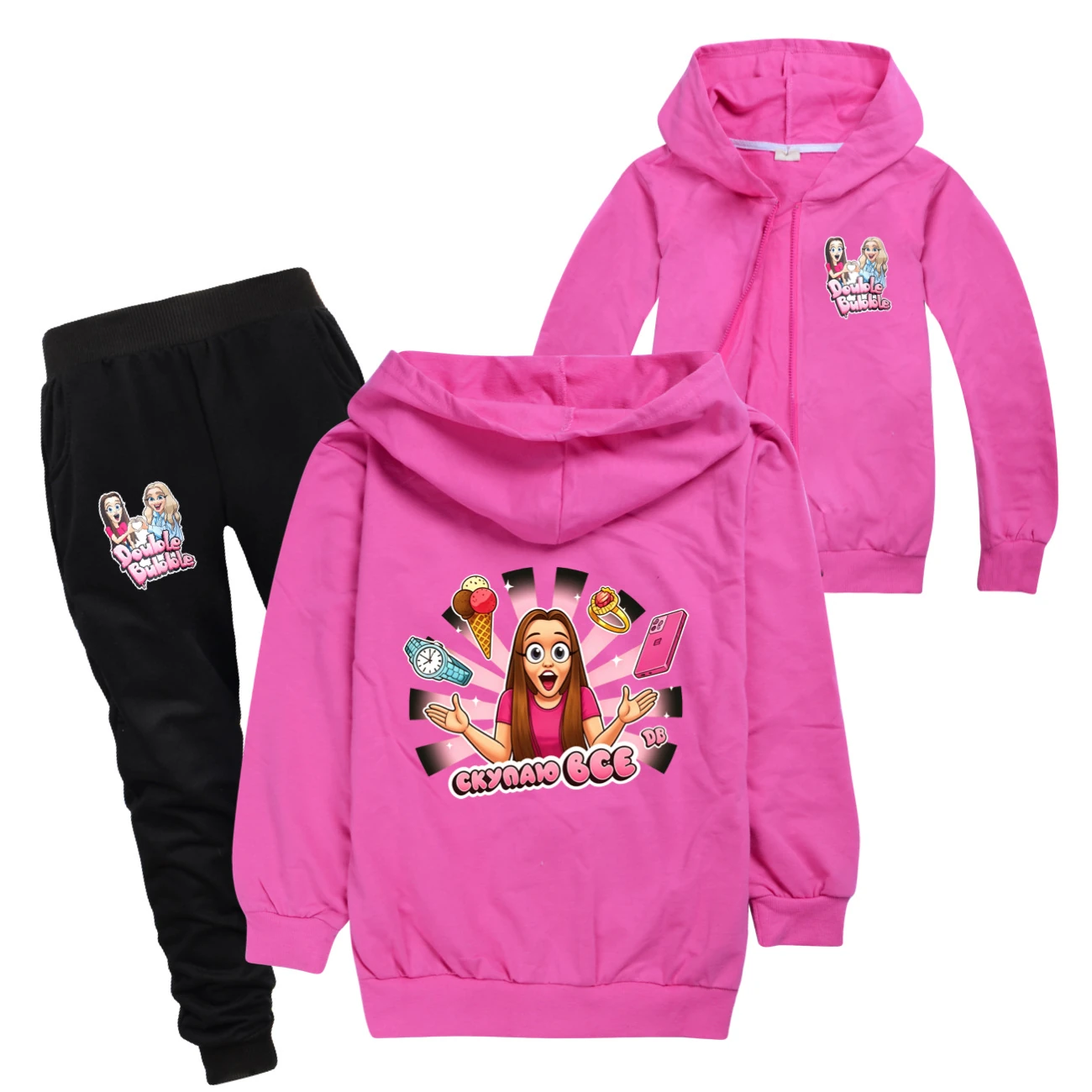 Zip-Up Track Set — 5822 Edition, Style 12 · Set · Rose