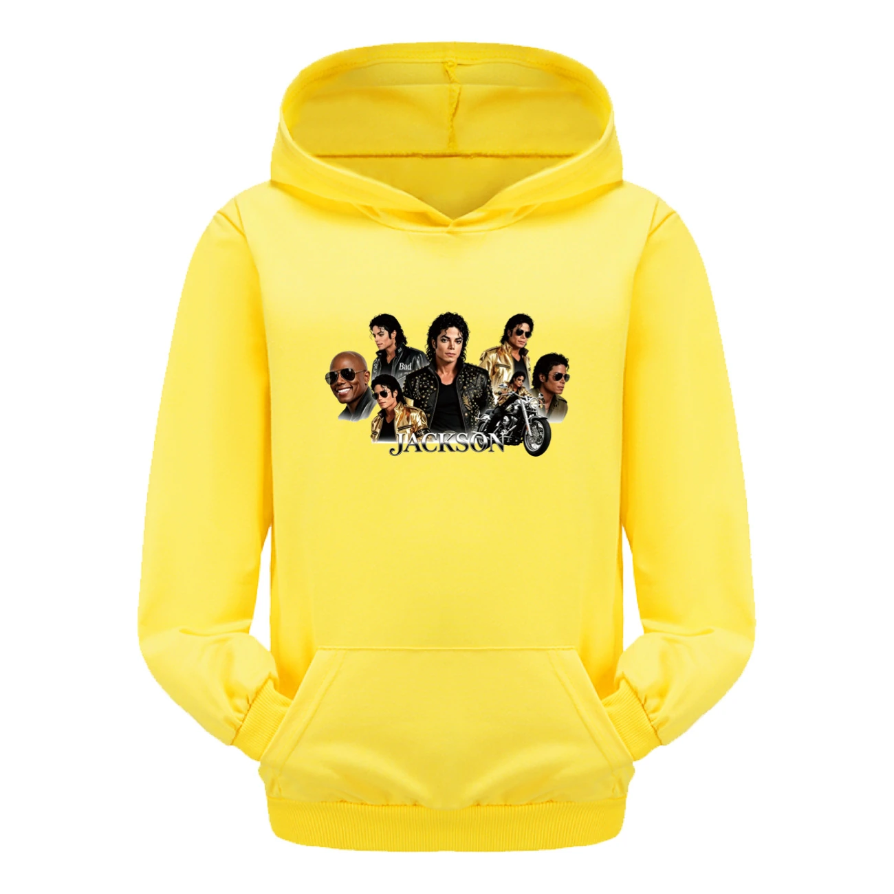 Kids’ Hoodie & Jogger Set — 5829 Collection B, Style 03 · Yellow