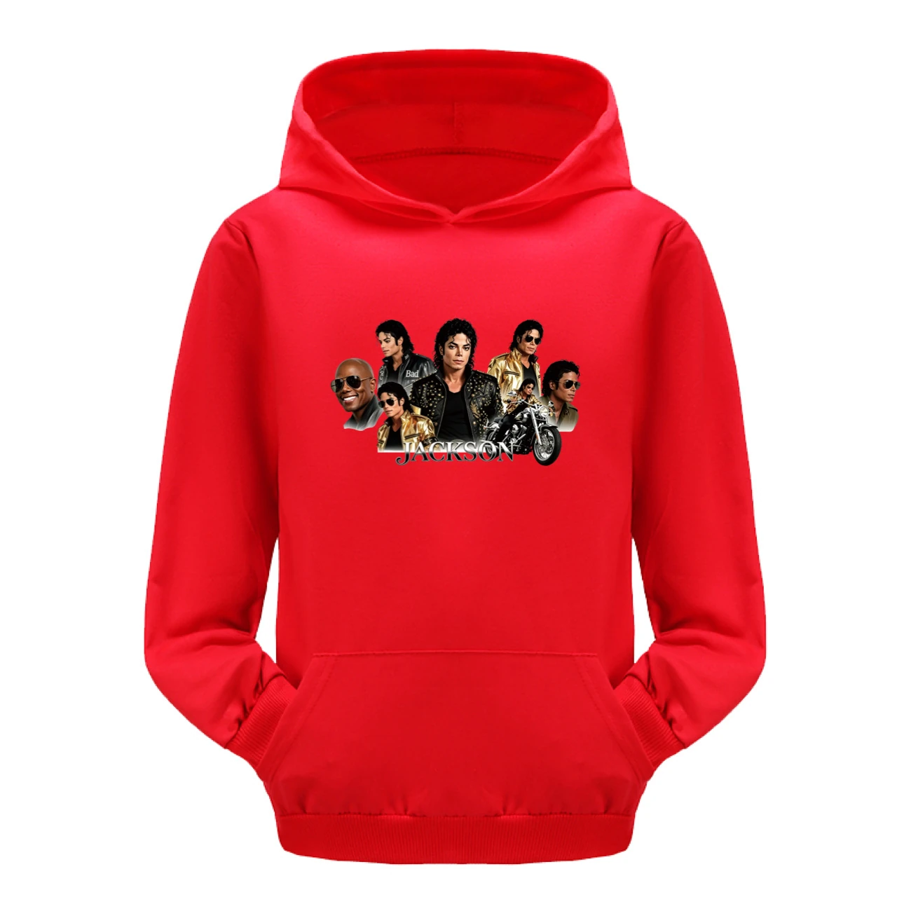 Kids’ Hoodie & Jogger Set — 5829 Collection B, Style 04 · Red