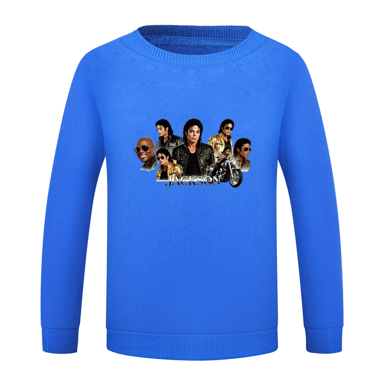 Kids’ Crewneck Sweatshirt & Jogger Set — 5829 Edition, Style 11 · Crewneck · Deep Blue