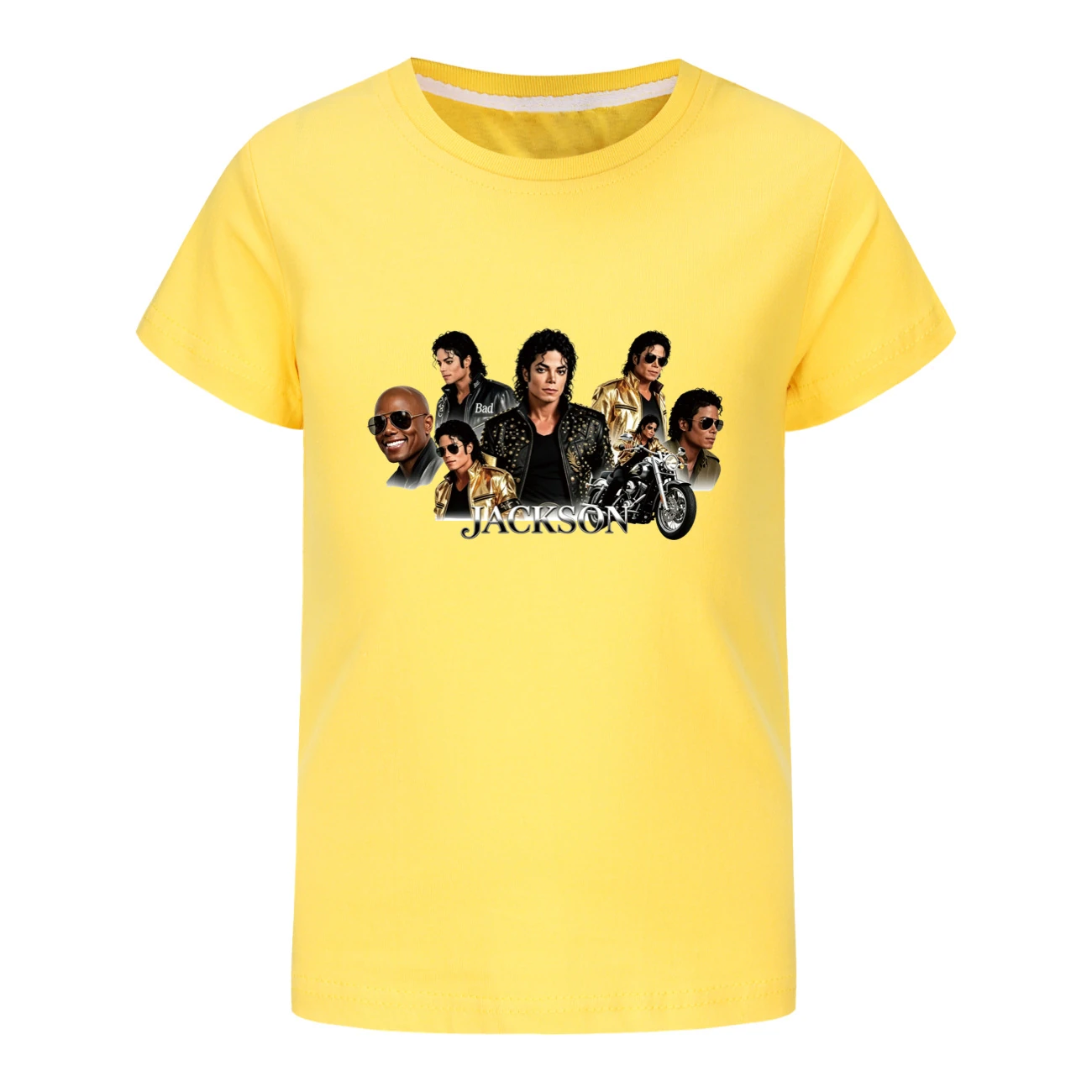 Kids’ Graphic Tee & Jogger Set — 5829 Edition, Style 02 · Yellow