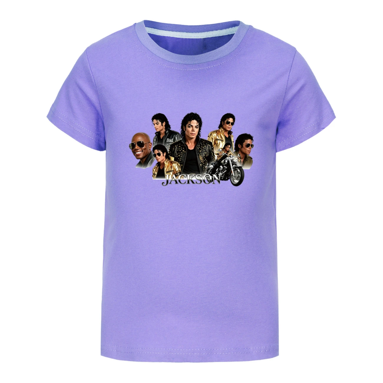 Kids’ Graphic Tee & Jogger Set — 5829 Edition, Style 04 · Purple