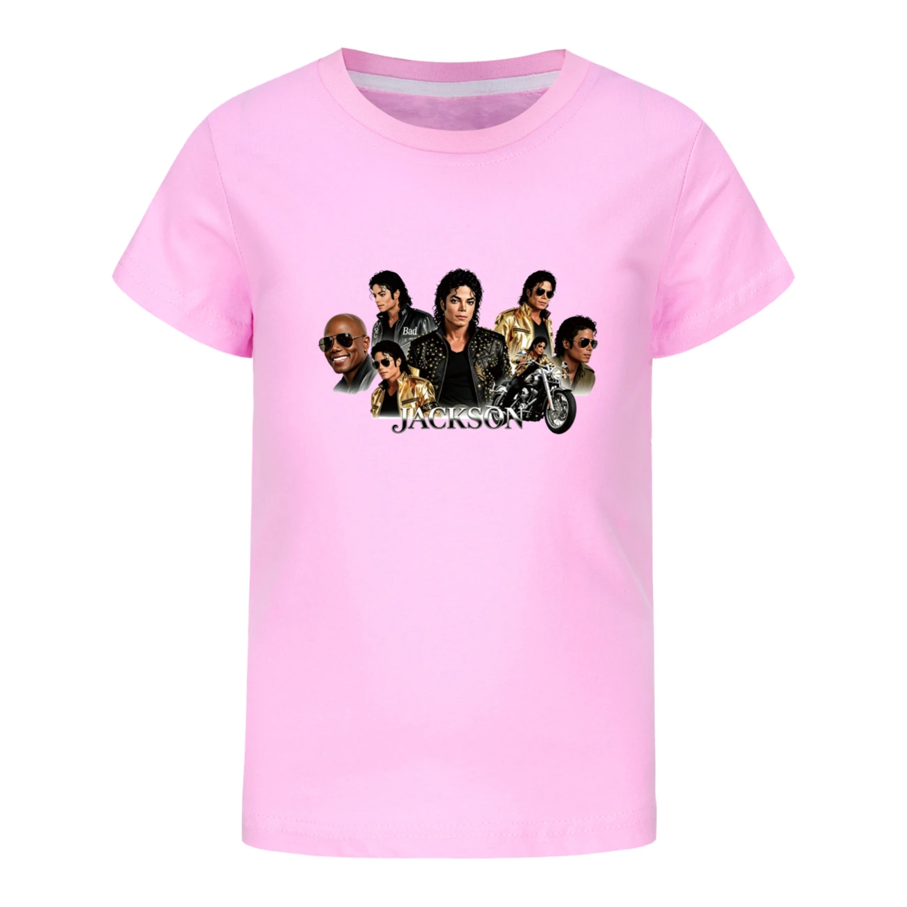 Kids’ Graphic Tee & Jogger Set — 5829 Edition, Style 11 · Pink