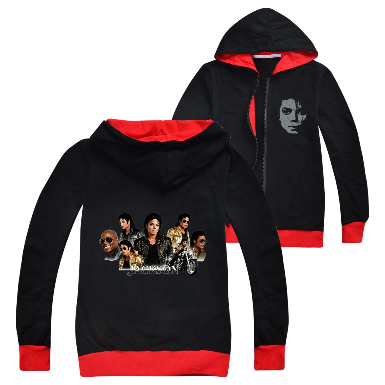 Kids’ Zip-Up Track Set — 5829 Edition, Style 02 · Black