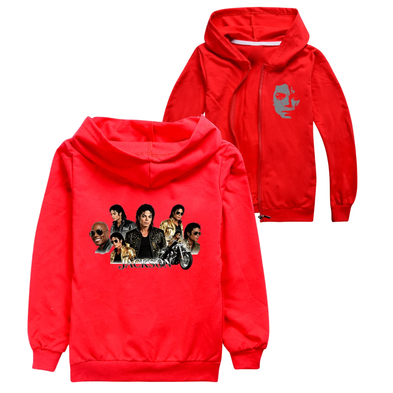 Kids’ Zip-Up Track Set — 5829 Edition, Style 03 · Red
