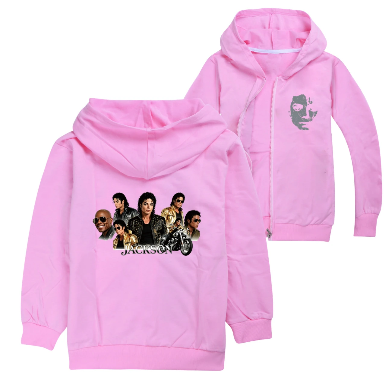 Kids’ Zip-Up Track Set — 5829 Edition, Style 05 · Pink