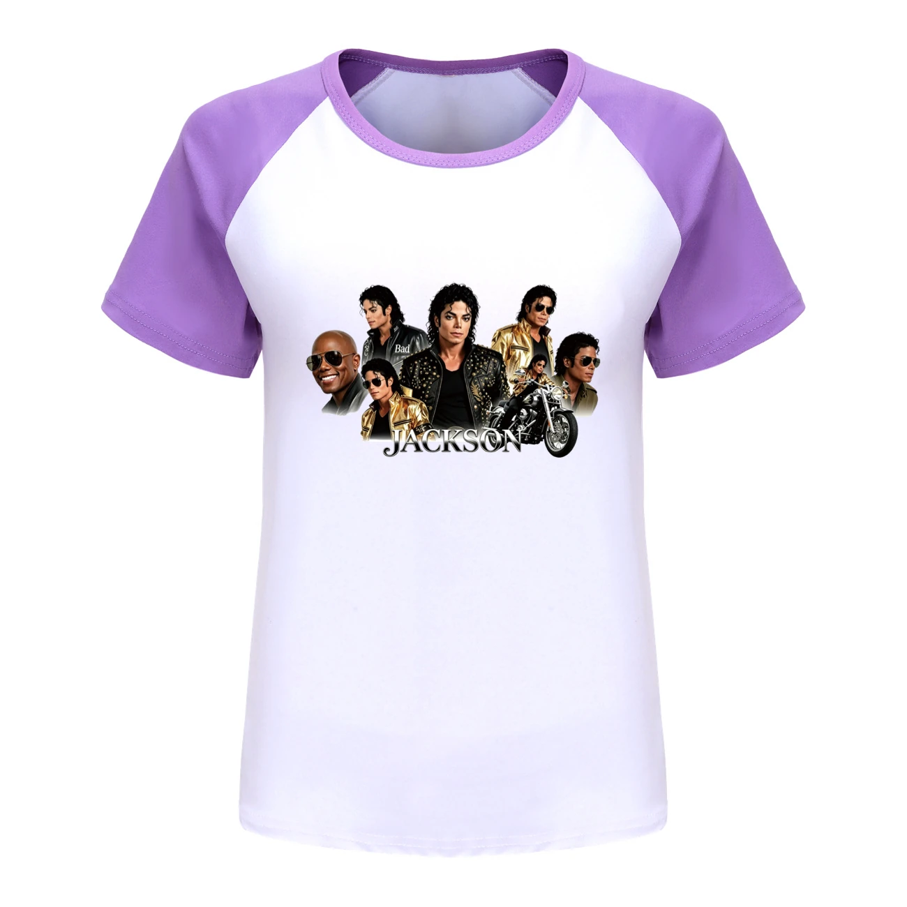 Kids’ Long & Short Sleeve Tee Collection — 5829 Edition, Style 09 · Short Sleeve · Purple