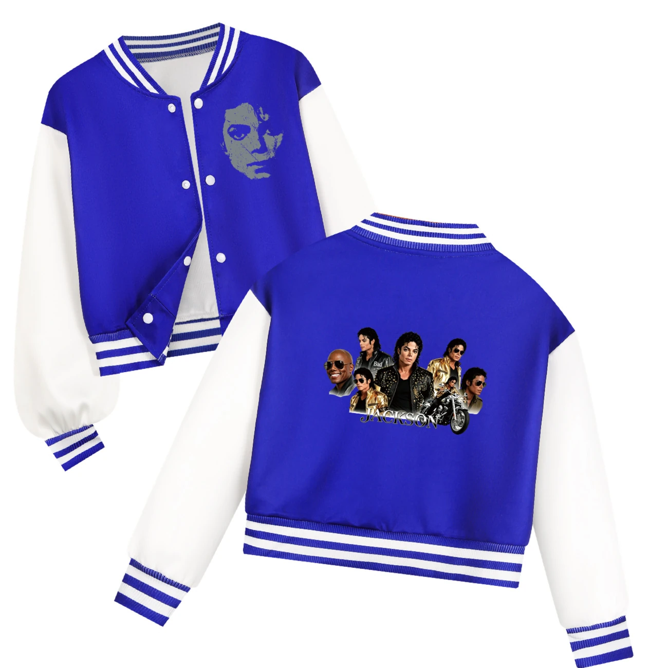 Kids’ Varsity Jacket & Jogger Set — 5829 Edition, Style 01 · Blue