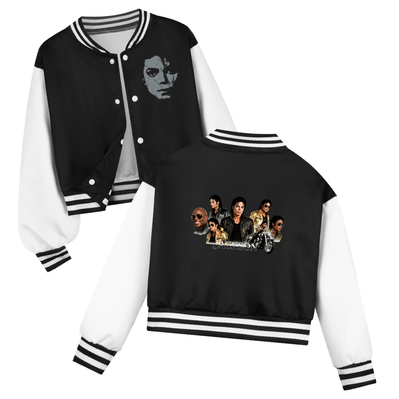 Kids’ Varsity Jacket & Jogger Set — 5829 Edition, Style 02 · Black