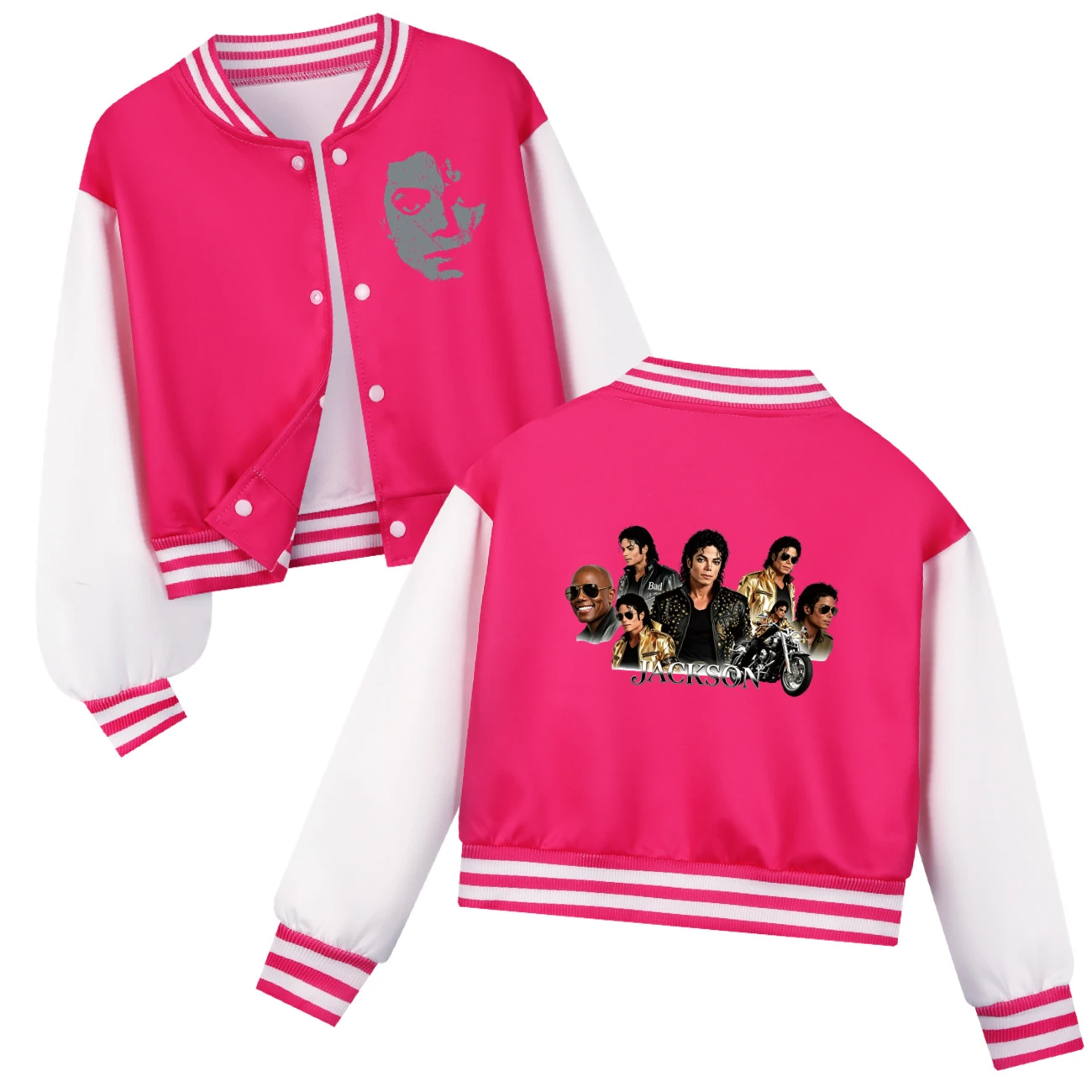 Kids’ Varsity Jacket & Jogger Set — 5829 Edition, Style 05 · Rose