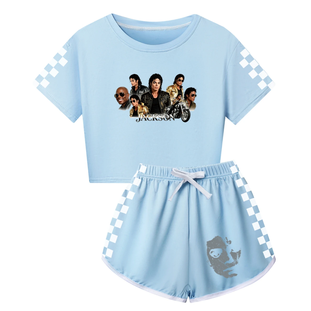 Family Lounge Set — 5829 Edition, Style 06 · Light Blue