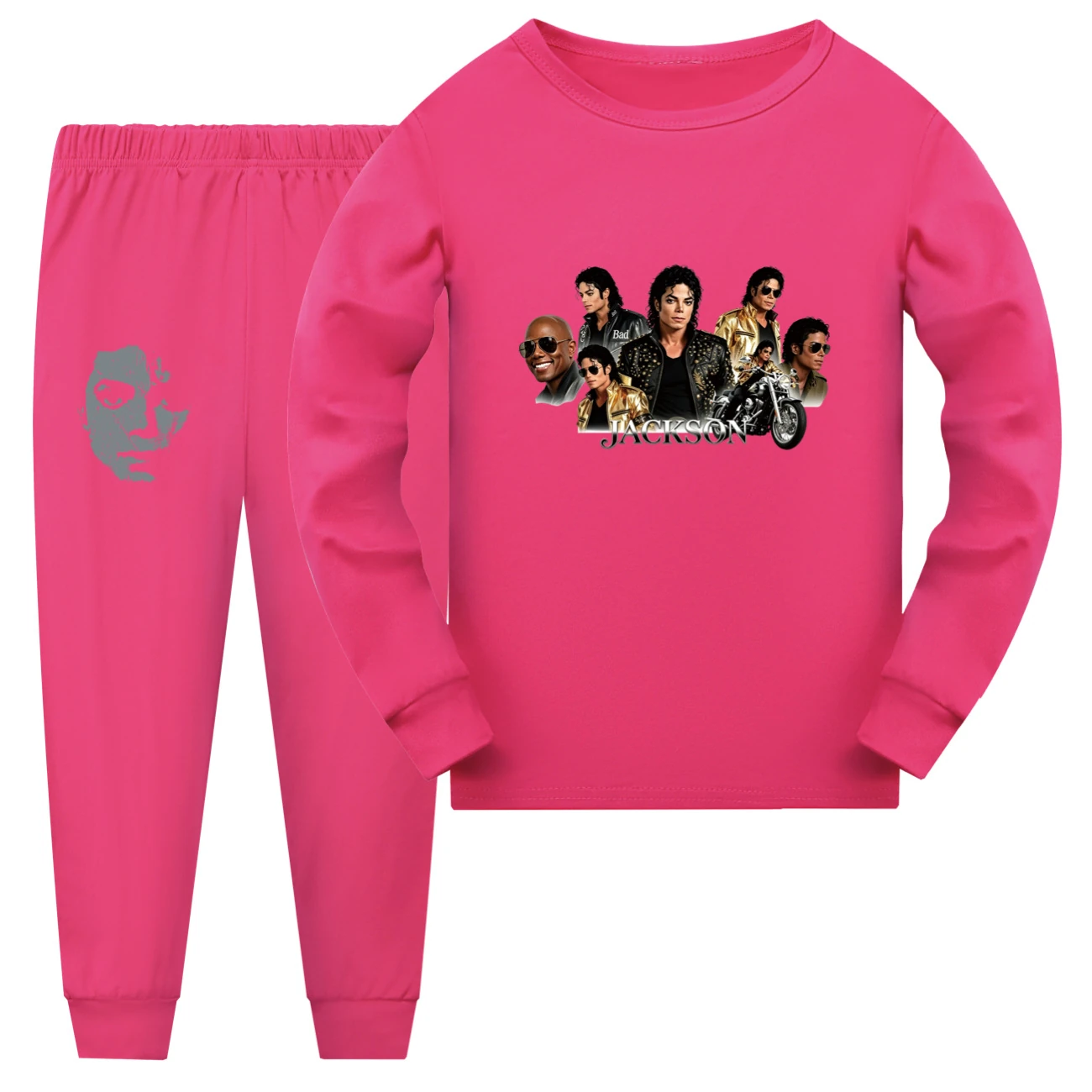 Family Lounge Set — 5829 Edition, Style 11 · Long Sleeve · Rose