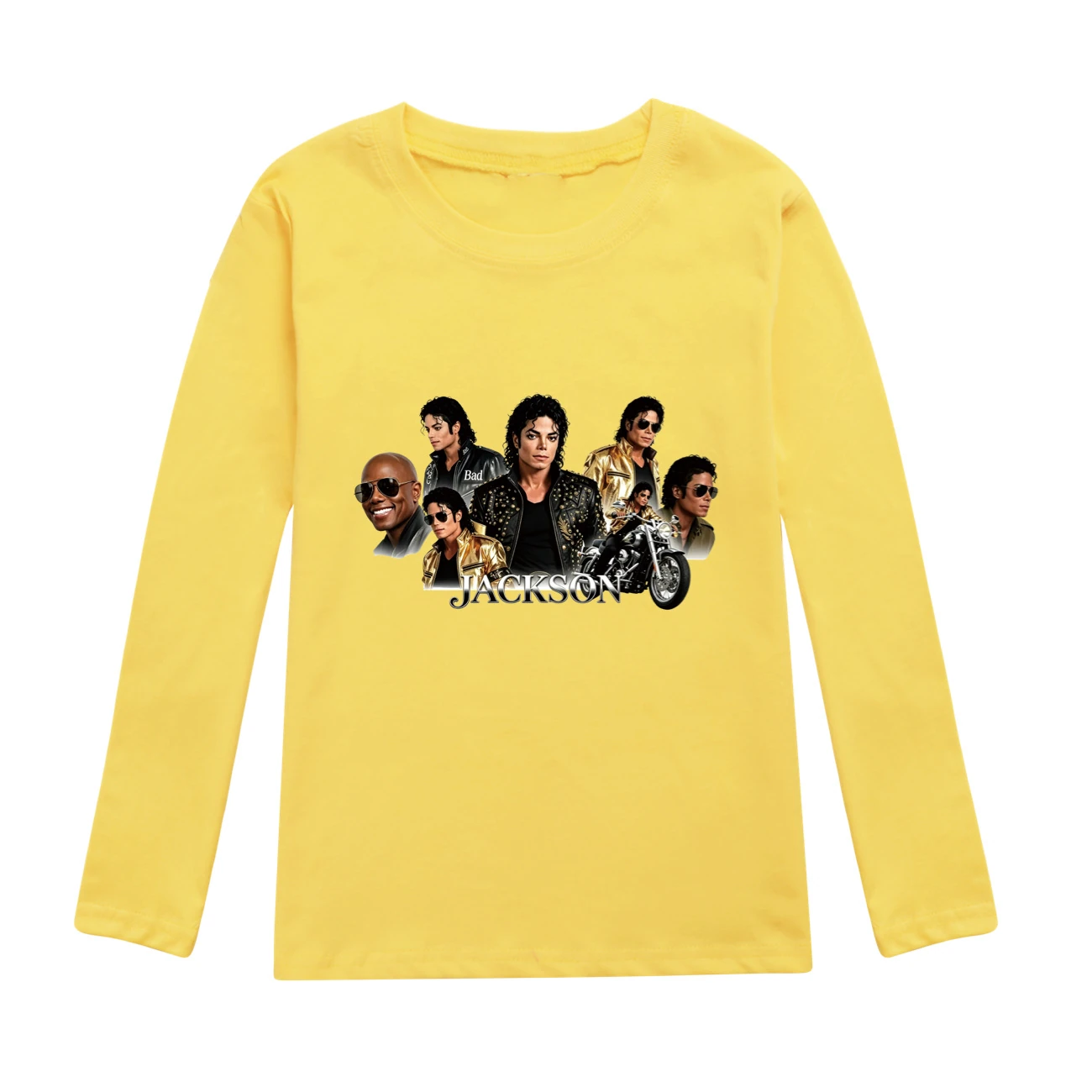 Kids’ Long-Sleeve Tee & Jogger Set — 5829 Edition, Style 01 · Yellow