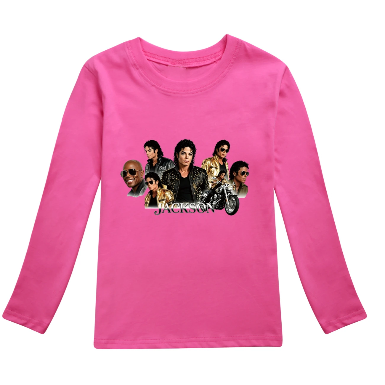 Kids’ Long-Sleeve Tee & Jogger Set — 5829 Edition, Style 02 · Rose