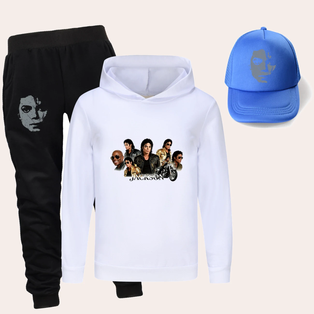 Kids’ Hoodie, Jogger & Hat Set — 5829 Edition product view