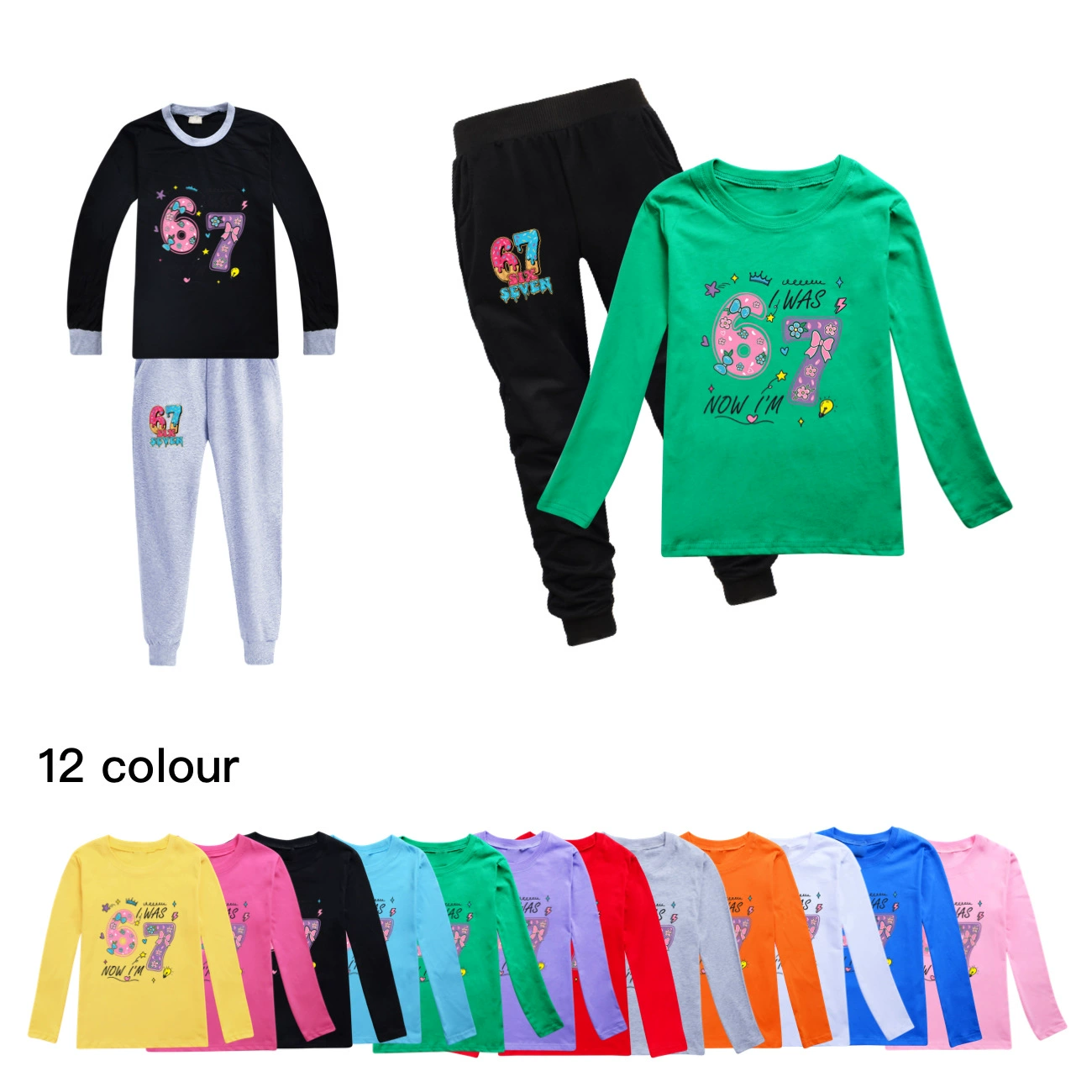 Cotton Long-Sleeve Play Set