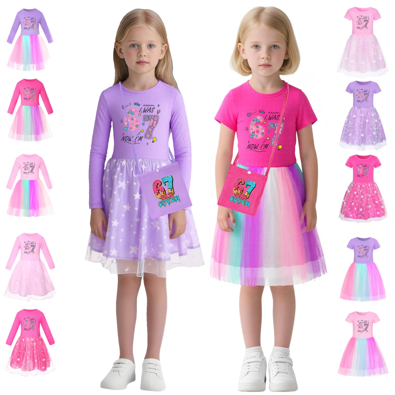 Colorful twirl dresses from Wink & Weave